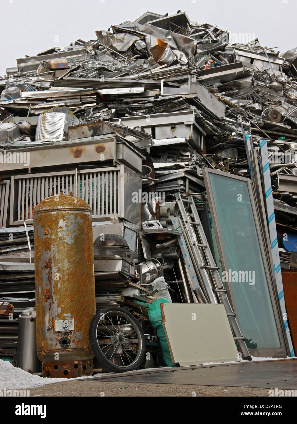 Depósito de chatarra de Jeonju, Corea del Sur Foto de stock
