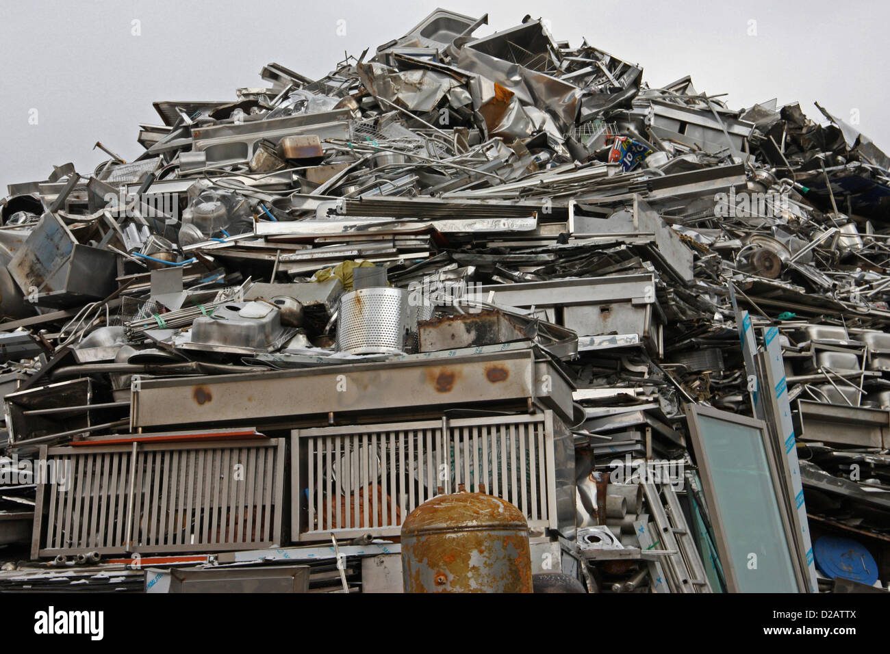 Depósito de chatarra de Jeonju, Corea del Sur Foto de stock