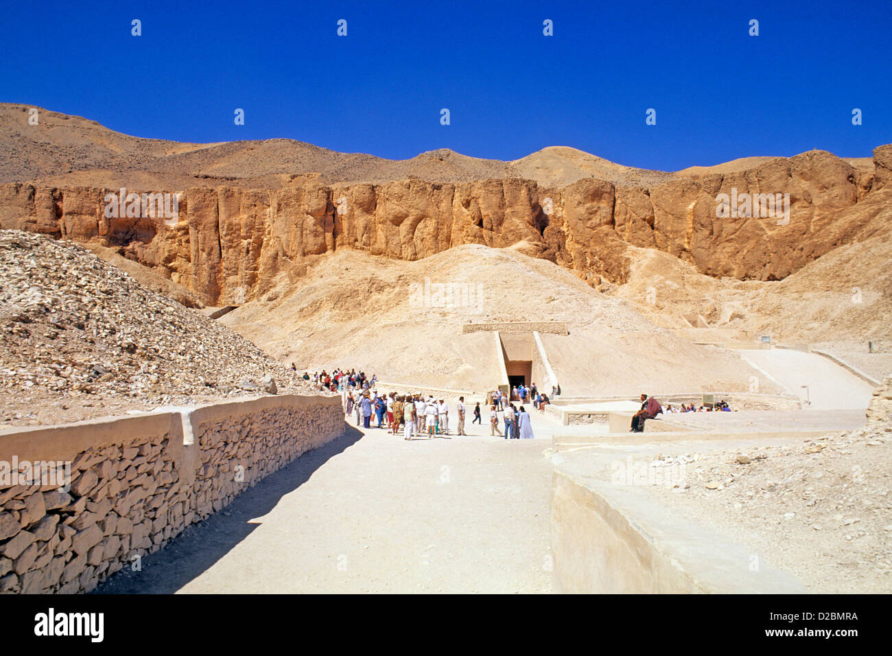 Egipto, El Valle de los Reyes, el Rey Rameses tumba Foto de stock