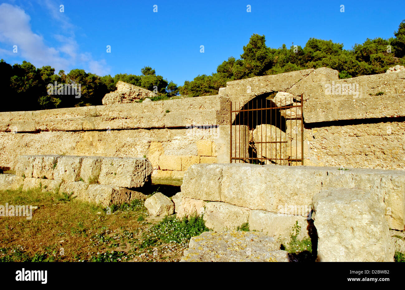 Cartago, Túnez, las ruinas del Anfiteatro Romano Fotografía de stock Cartago, Túnez, las ruinas del Anfiteatro Romano Fotografía de stock