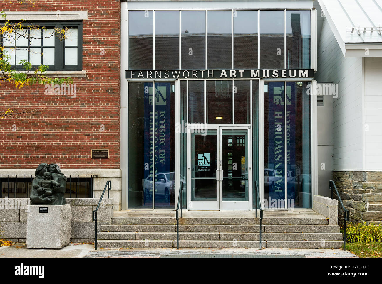 Museo de Arte de Farnsworth, Rockland, Maine, EE.UU. Foto de stock