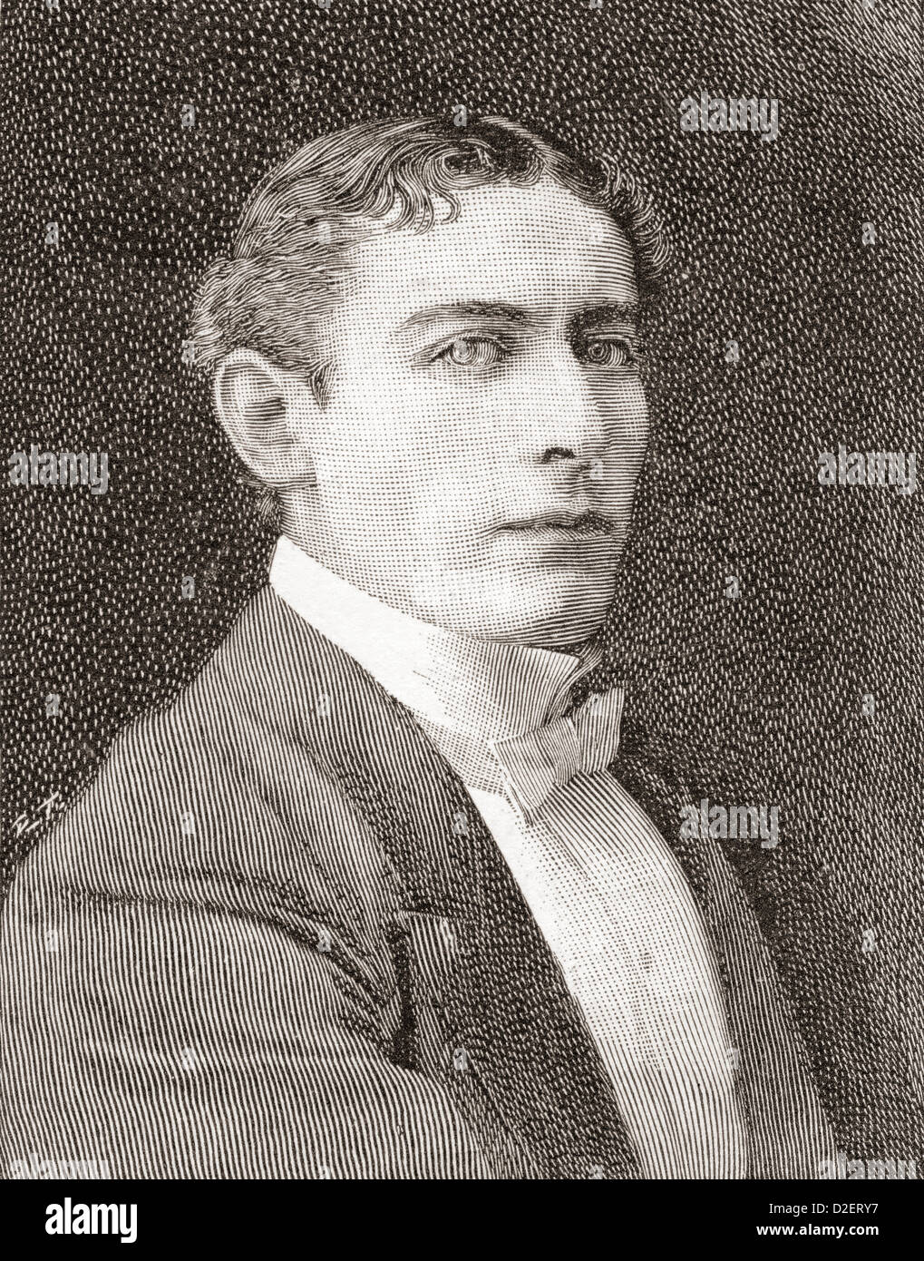 William Waller Lewis, 1860 - 1915, conocido en el escenario como Lewis Waller. El actor y director de teatro en inglés. Foto de stock