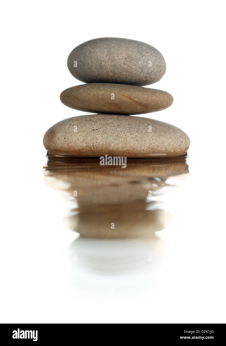 Piedras de Zen Foto de stock