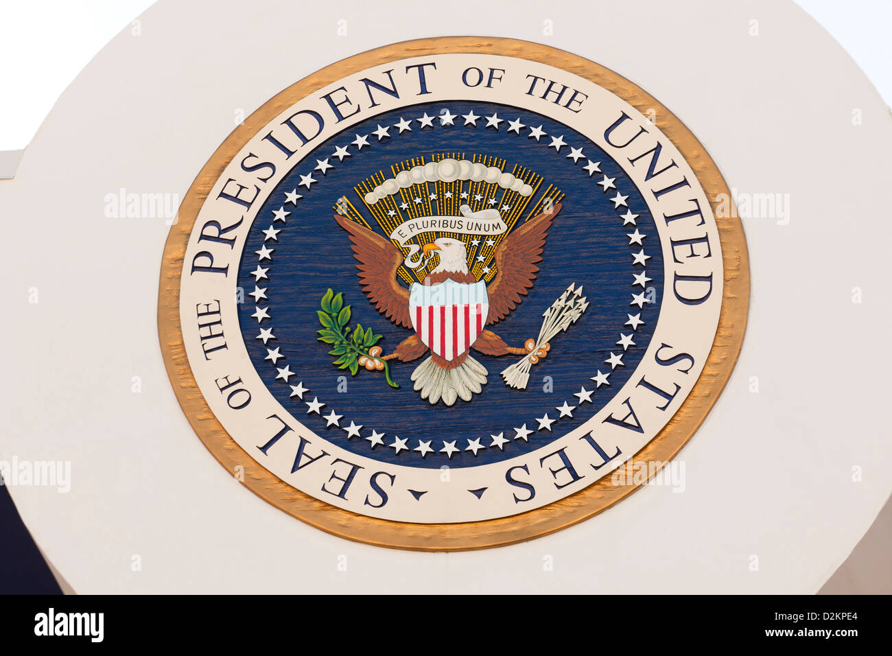 Sello presidencial estadounidense Foto de stock