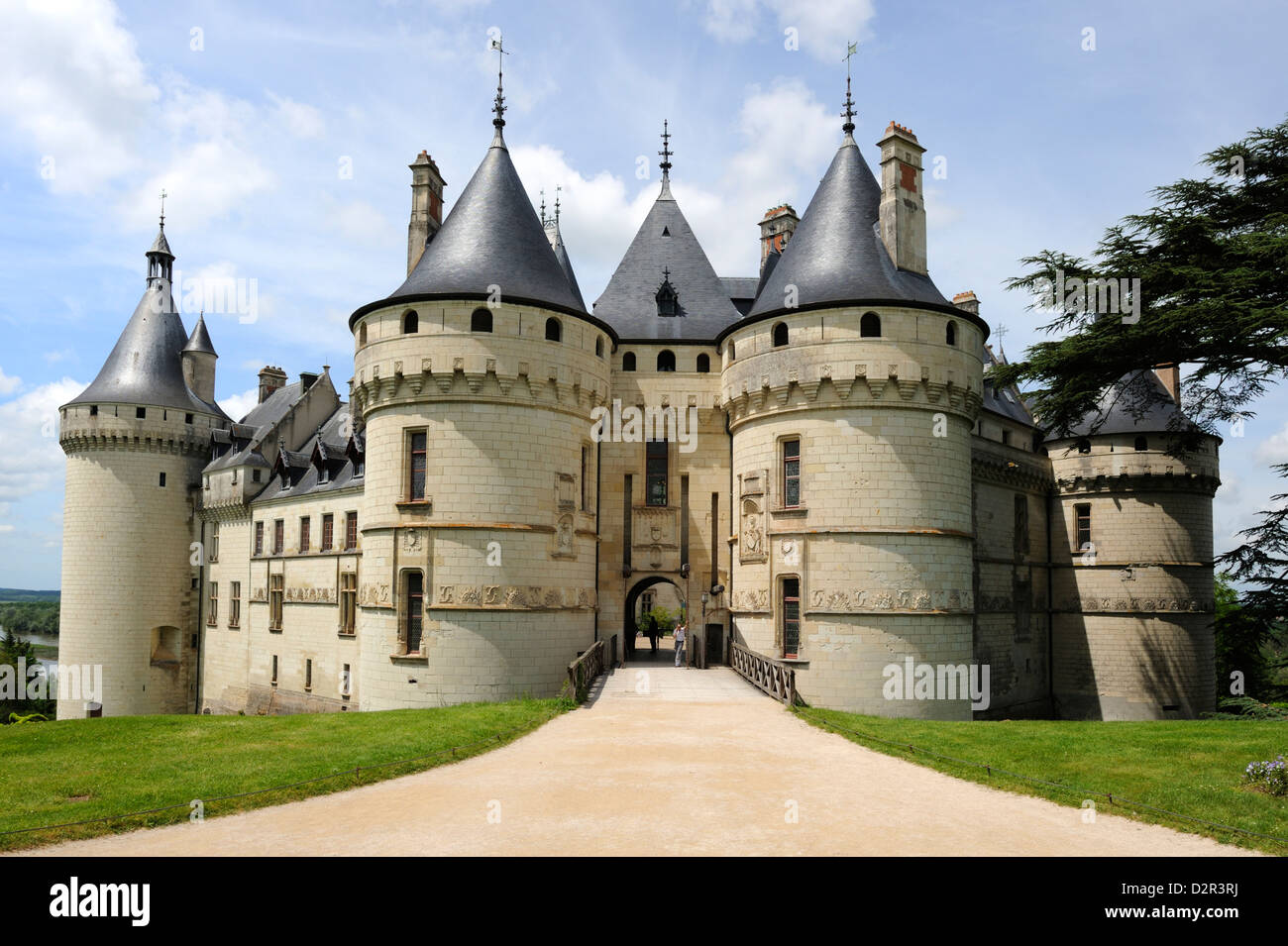 Chateau de Chaumont, Chaumont-sur-Loire, Loir-et-Cher, Valle del Loira, Centro, Francia, Europa Foto de stock
