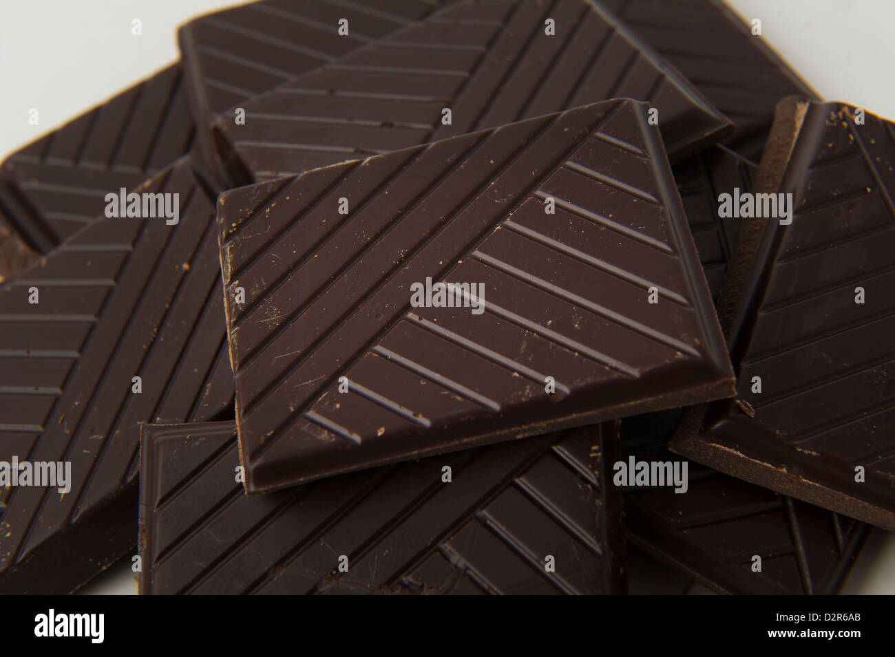 Chocolate oscuro Foto de stock