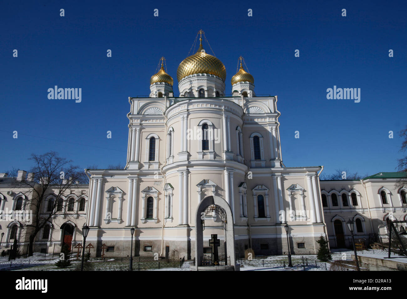 La iglesia ortodoxa rusa, San Petersburgo, Rusia, Europa Foto de stock
