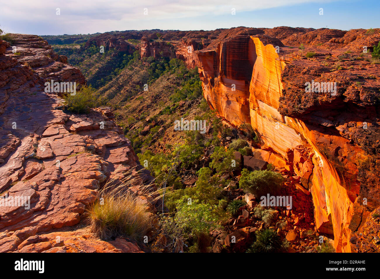 Kings Canyon, el Territorio del Norte, Australia, el Pacífico Foto de stock