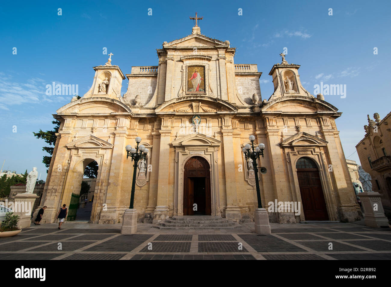 Iglesia de San Pablo, en Rabat, Malta, Europa Foto de stock