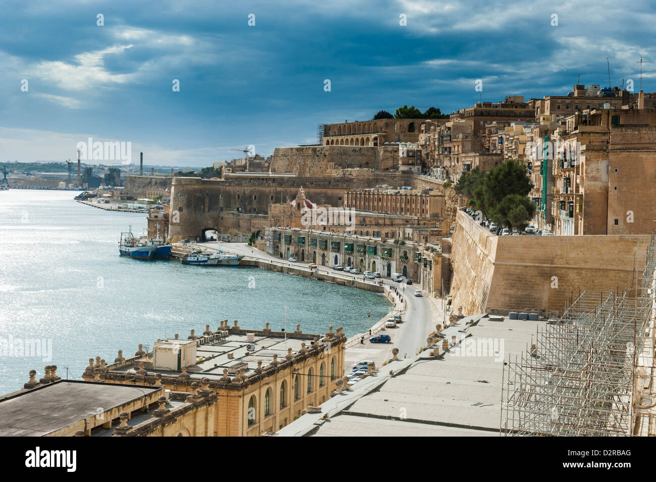 La Valetta, Sitio del Patrimonio Mundial de la UNESCO, Malta, el Mediterráneo, Europa Foto de stock