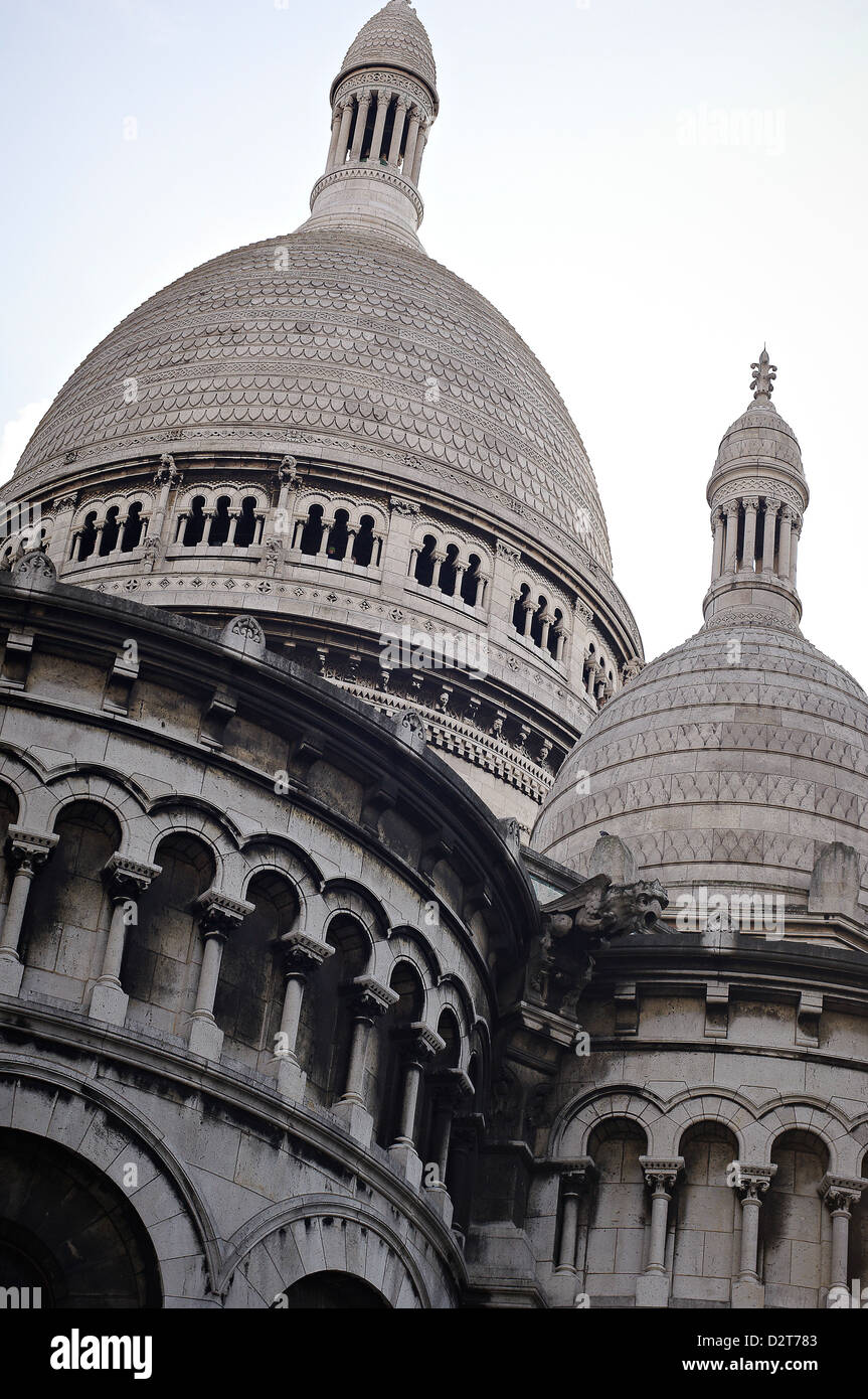 La basilique du Sacré Coeur, París, Francia, Europa Foto de stock