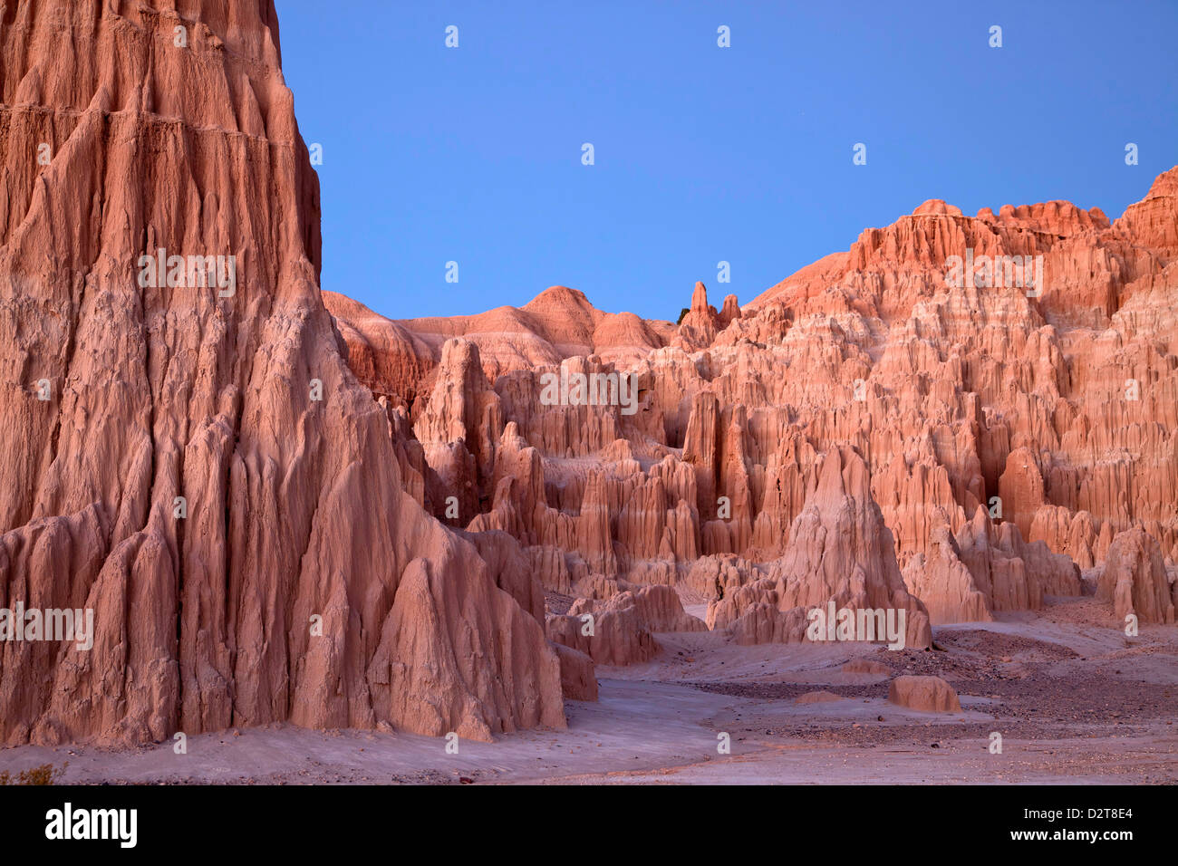 Formaciones de roca erosionada de Catedral Gorge State Park, Nevada, Estados Unidos de América, EE.UU. Foto de stock