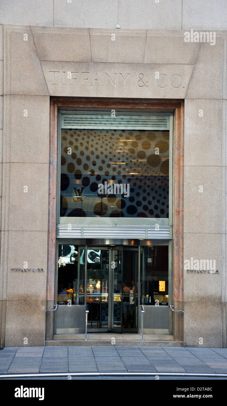 Joyería Tiffany, Nueva York, EE.UU. Foto de stock
