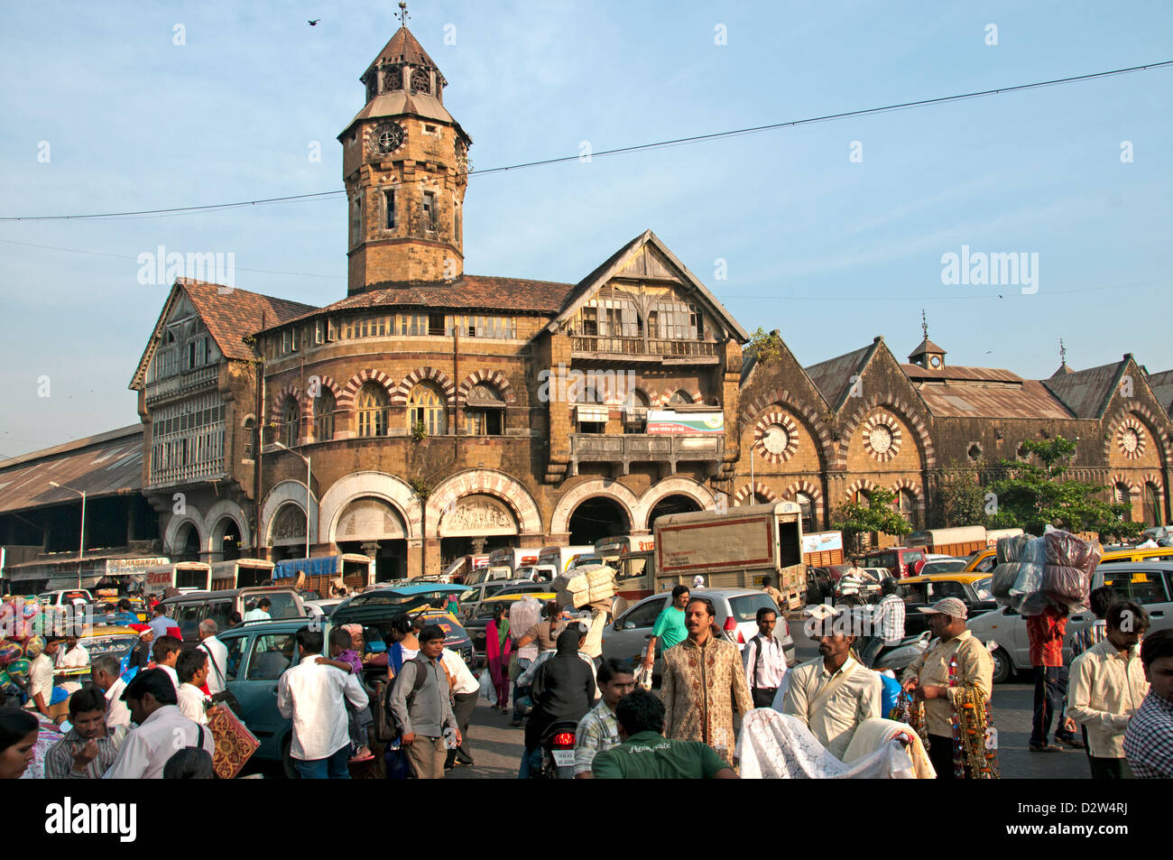 Mumbai (Bombay) India mercado Crawford Foto de stock