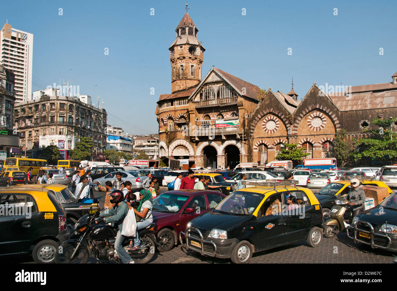 Mumbai (Bombay) India mercado Crawford Foto de stock