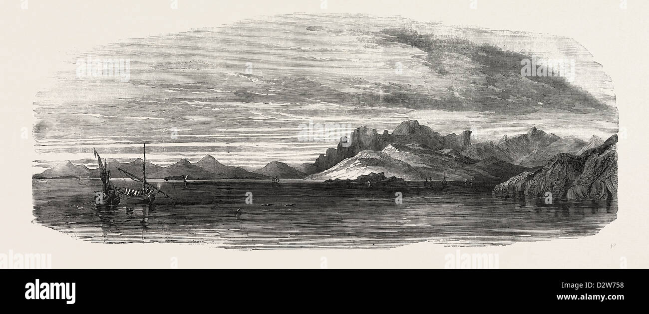 BAHÍA DE KAFFA 1854 Foto de stock