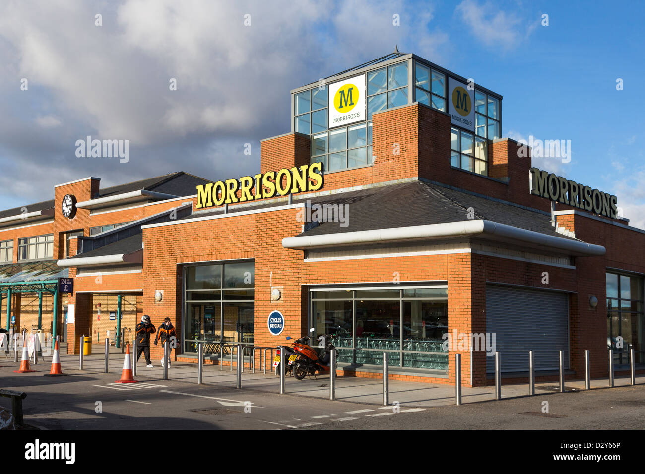 Supermercado Morrison, Tredegar, Blaenau Gwent, Foto de stock