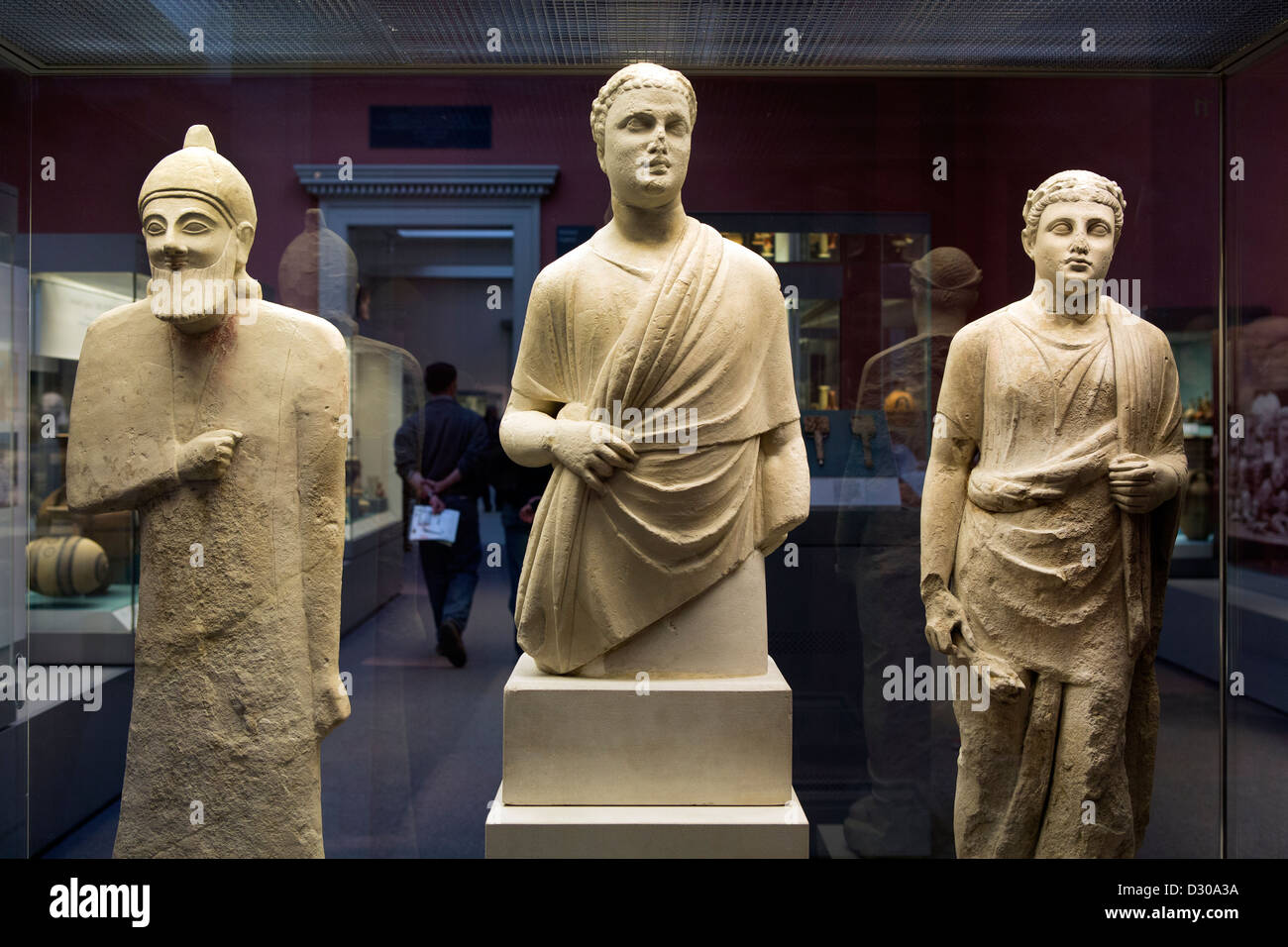 Museo Británico- el Antiguo Egipto galerías. Foto de stock