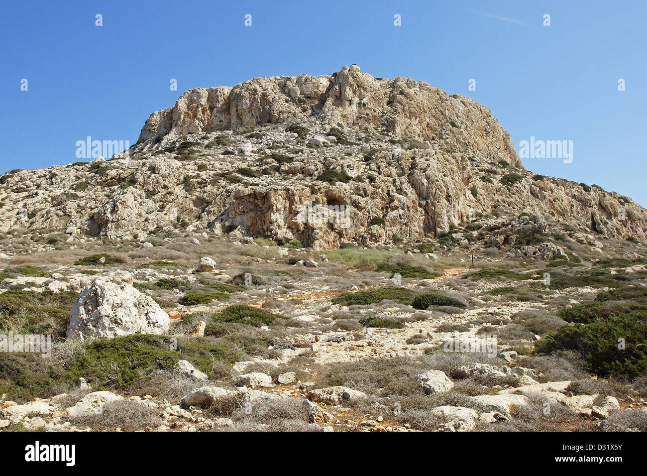 Table Mountain, Cabo Greko, Chipre Foto de stock