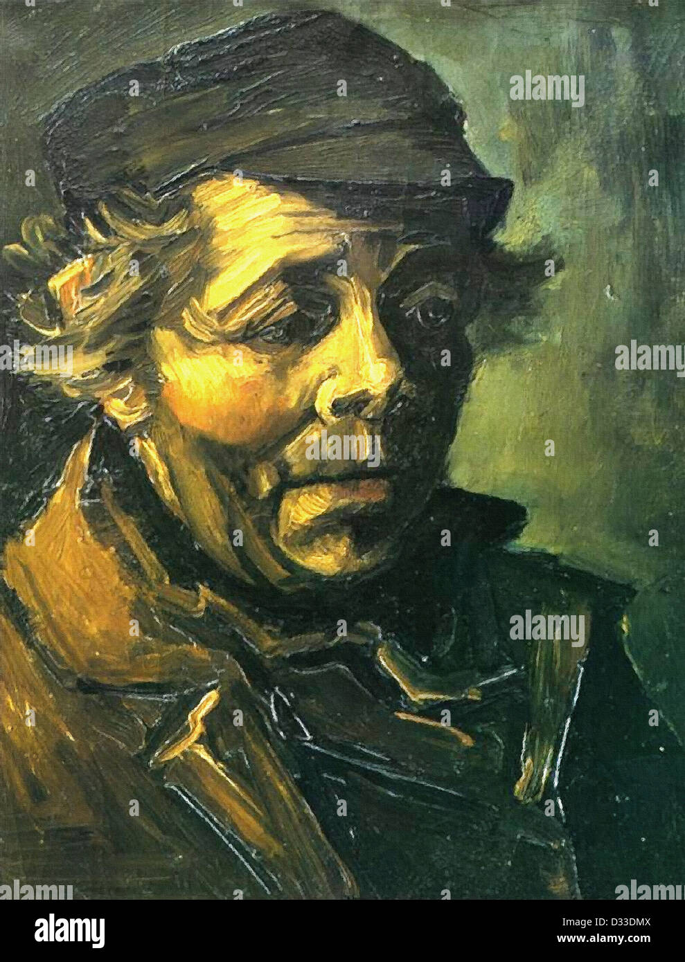 Vincent van Gogh: Cabeza de un campesino (Estudio de los comedores ... Vincent van Gogh: Cabeza de un campesino (Estudio de los comedores ...