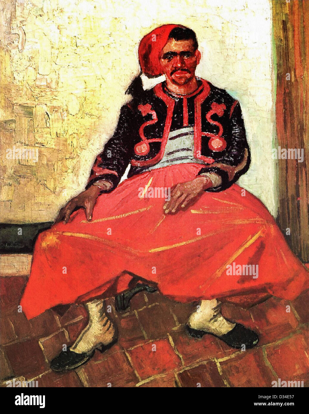 Vincent van Gogh, Zouave. 1888. Posimpresionismo. Óleo sobre lienzo