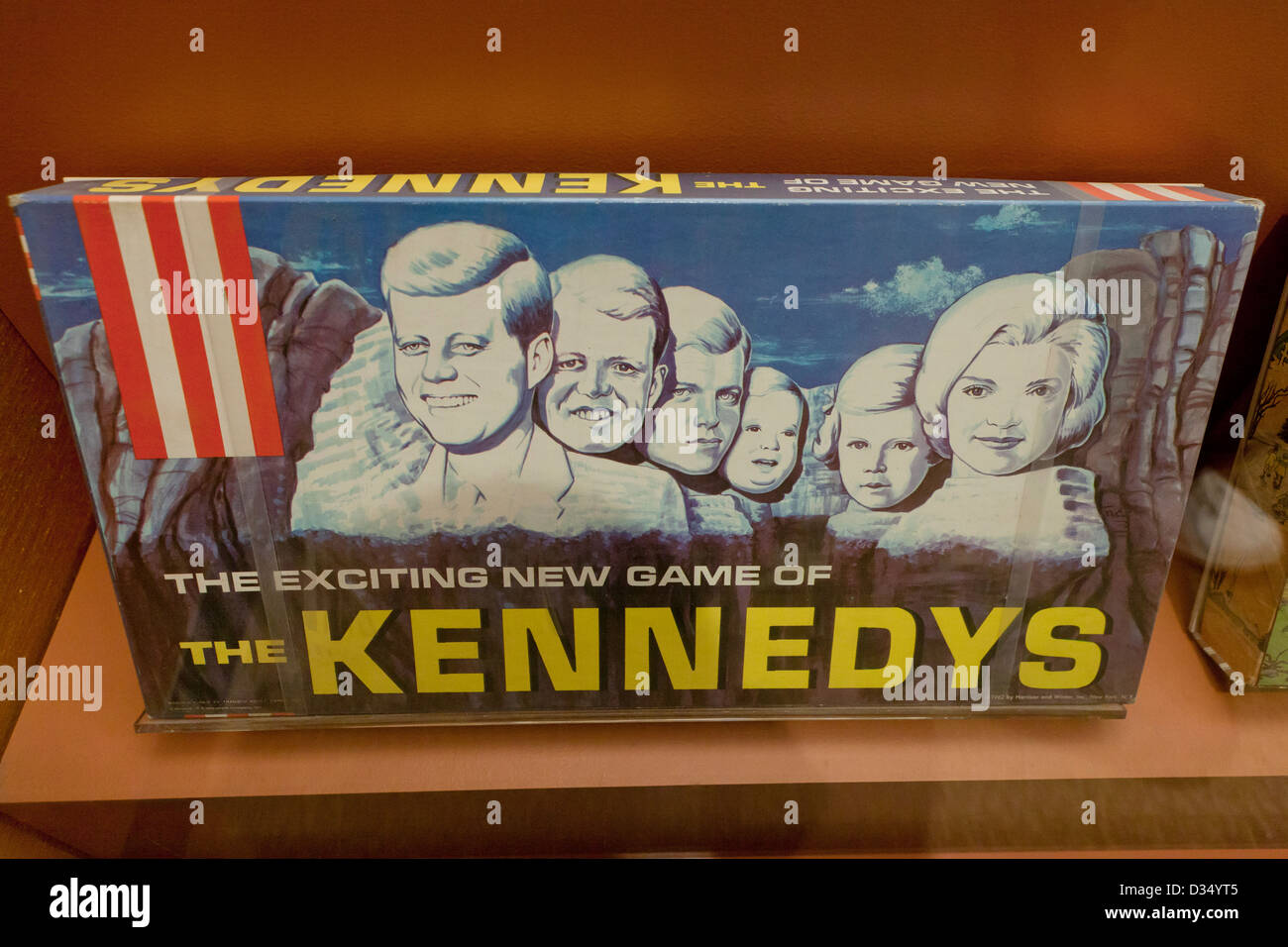 Vintage los Kennedys game box Foto de stock