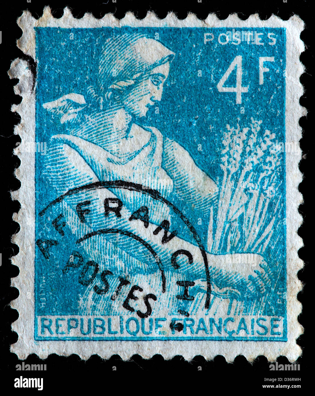 Postage stamp france french fotografías e imágenes de alta resolución -  Alamy