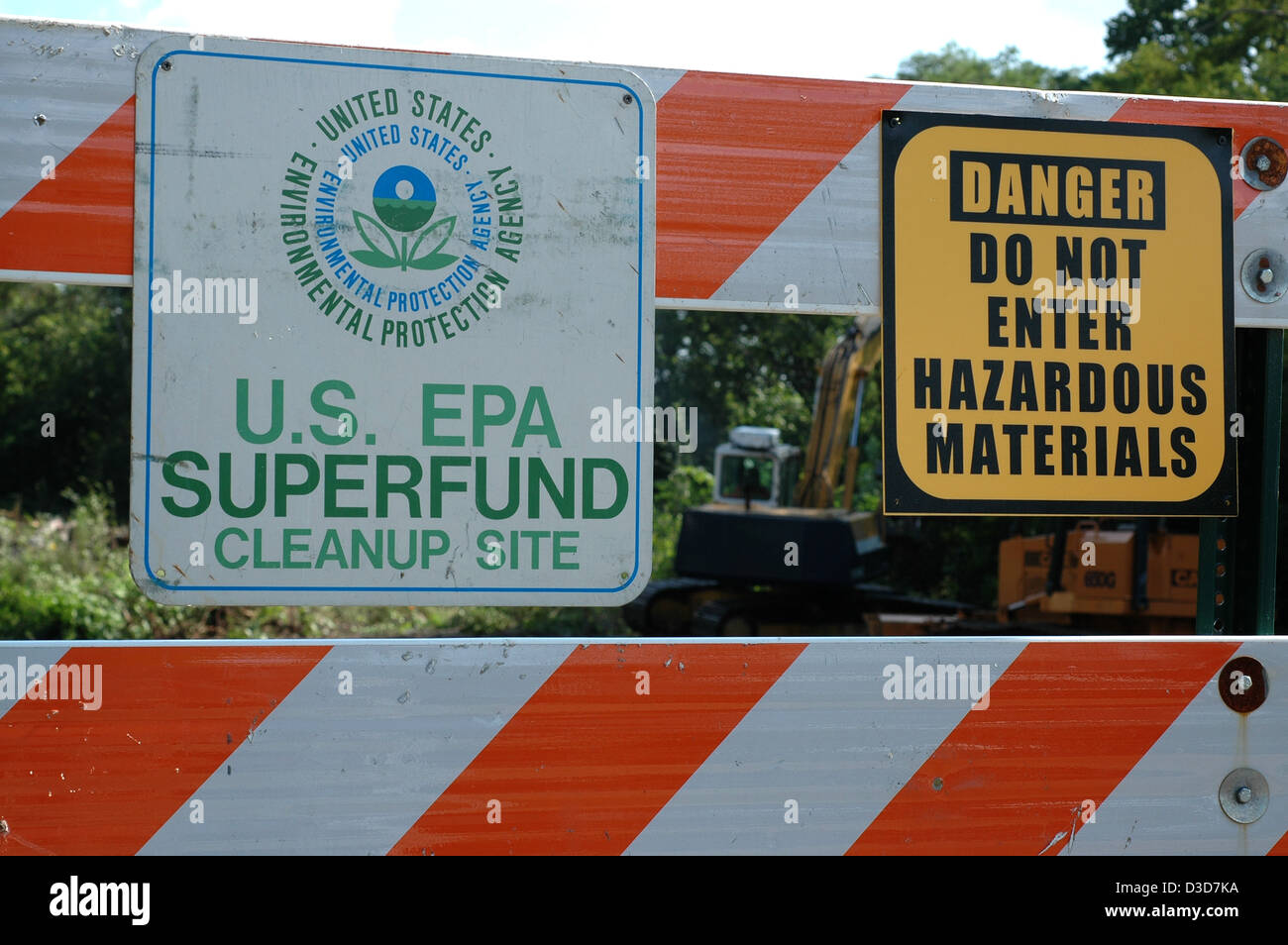 EPA Superfund Cleanup Site Cincinnati, Ohio Foto de stock