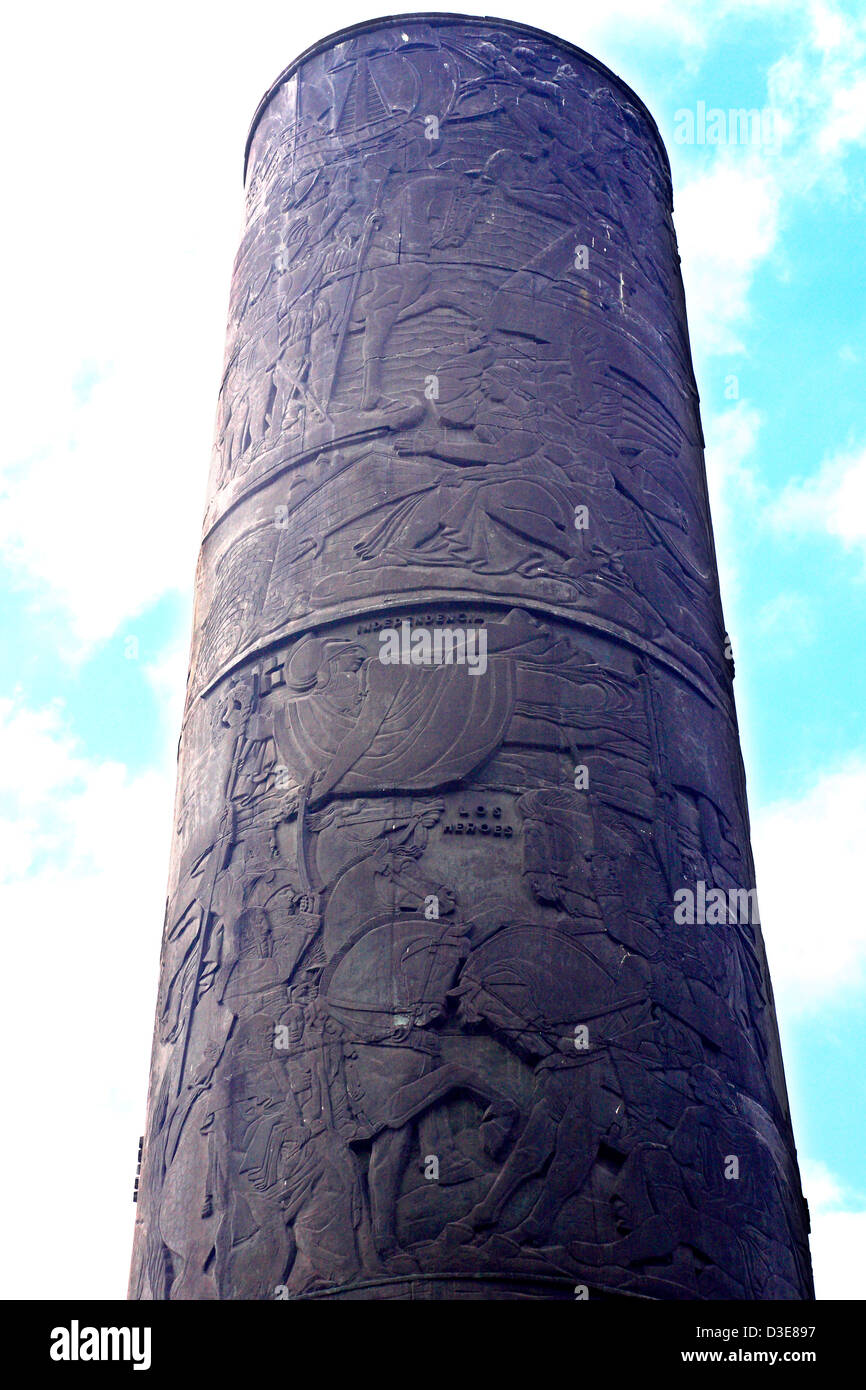 Monumento a la cordialidad Internatinal ('Monumento a la cordialidad internacinal"). Parque Lezama, San Telmo, Buenos Aires. Foto de stock