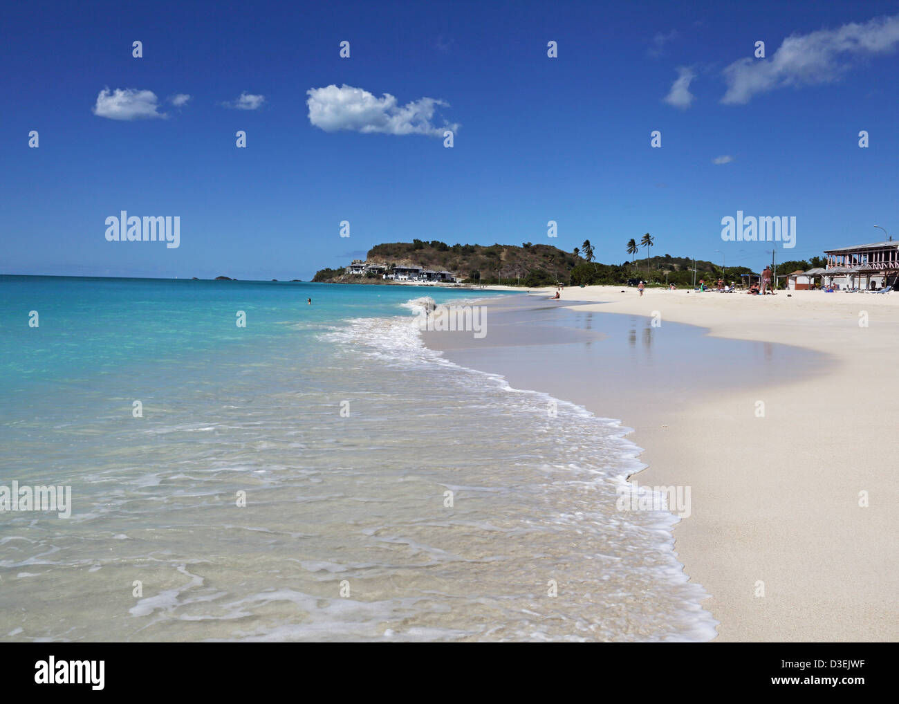 DARKWOOD BEACH,ANTIGUA Foto de stock