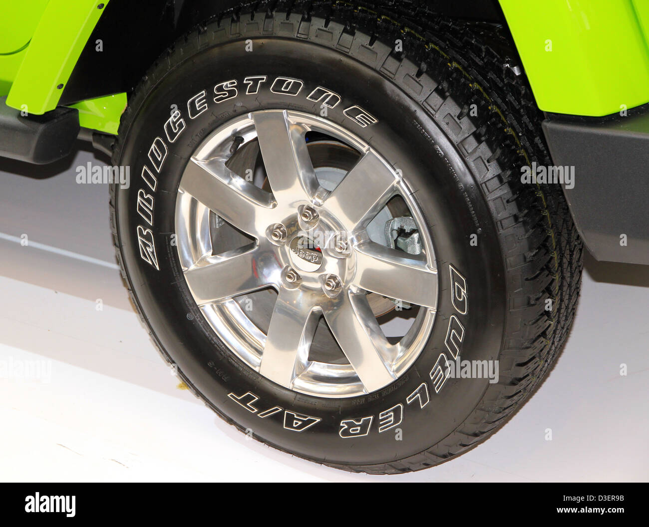 Los neumáticos Bridgestone Foto de stock