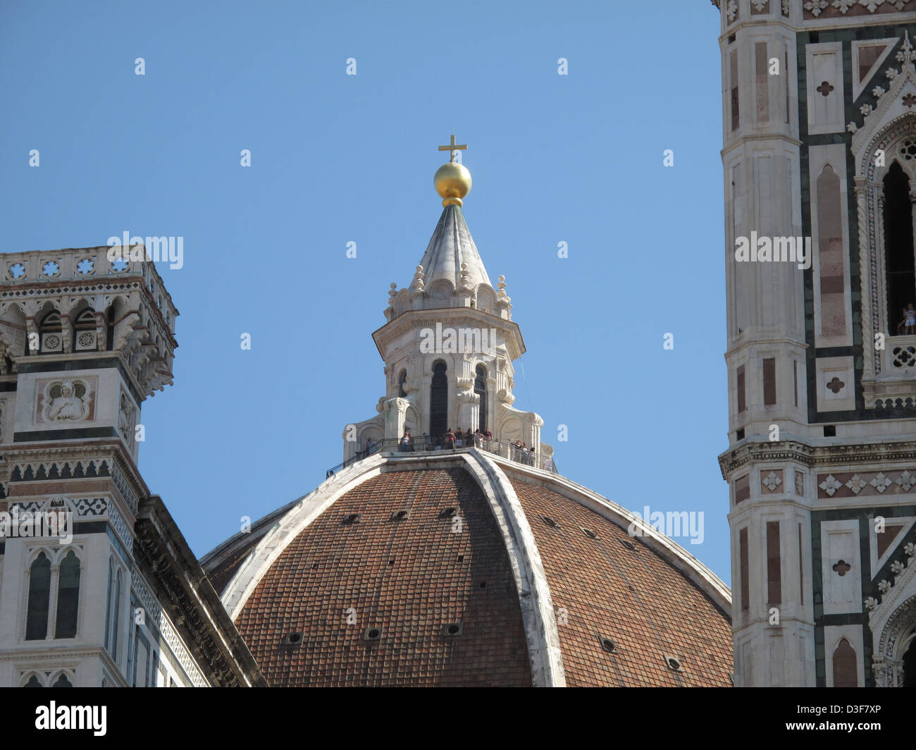 La Catedral de Florencia: la Basílica di Santa Maria del Fiore, Florencia, Italia. Foto de stock