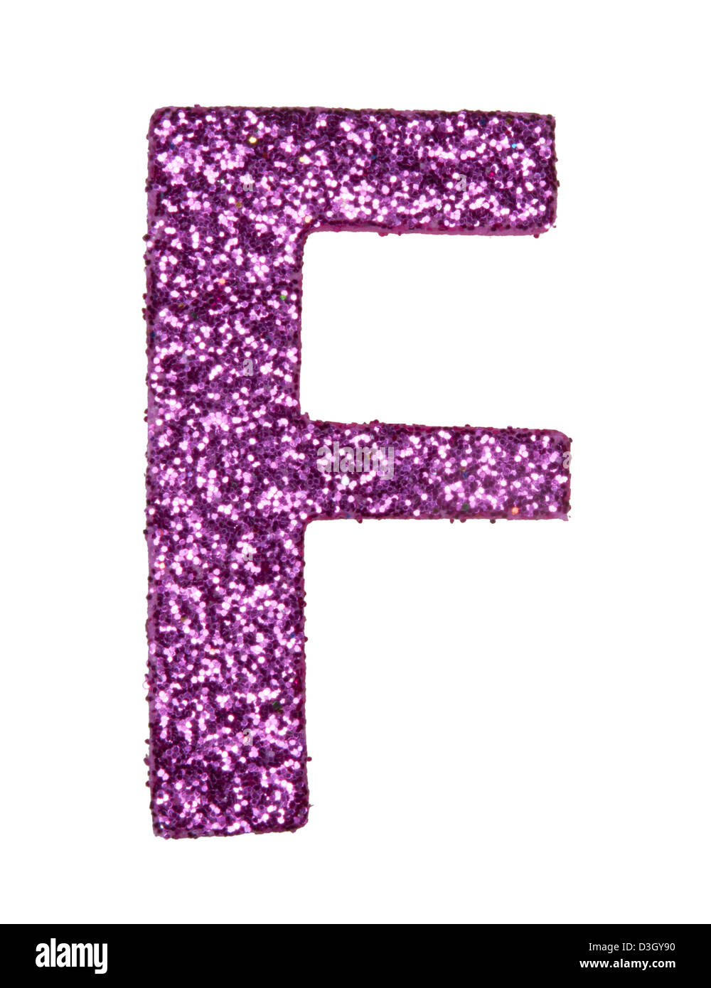 Letra del alfabeto F Foto de stock