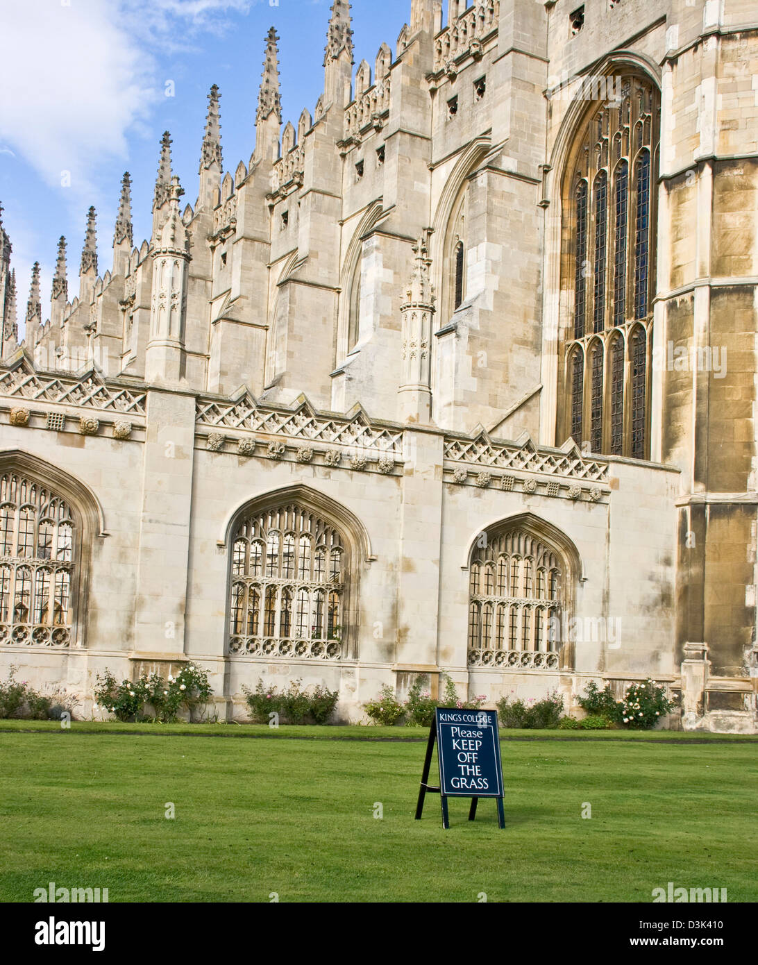 Grado 1 enumeran gótico del siglo XVI la Capilla de King's College Cambridge Cambridge Inglaterra Europa Foto de stock