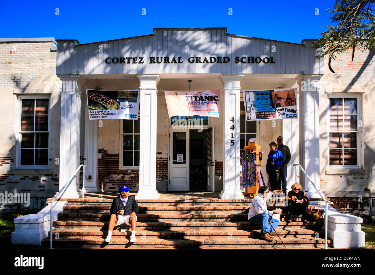 El Cortez Rural edificio de la Escuela Graduada de la Florida, ahora las ciudades museo. Foto de stock