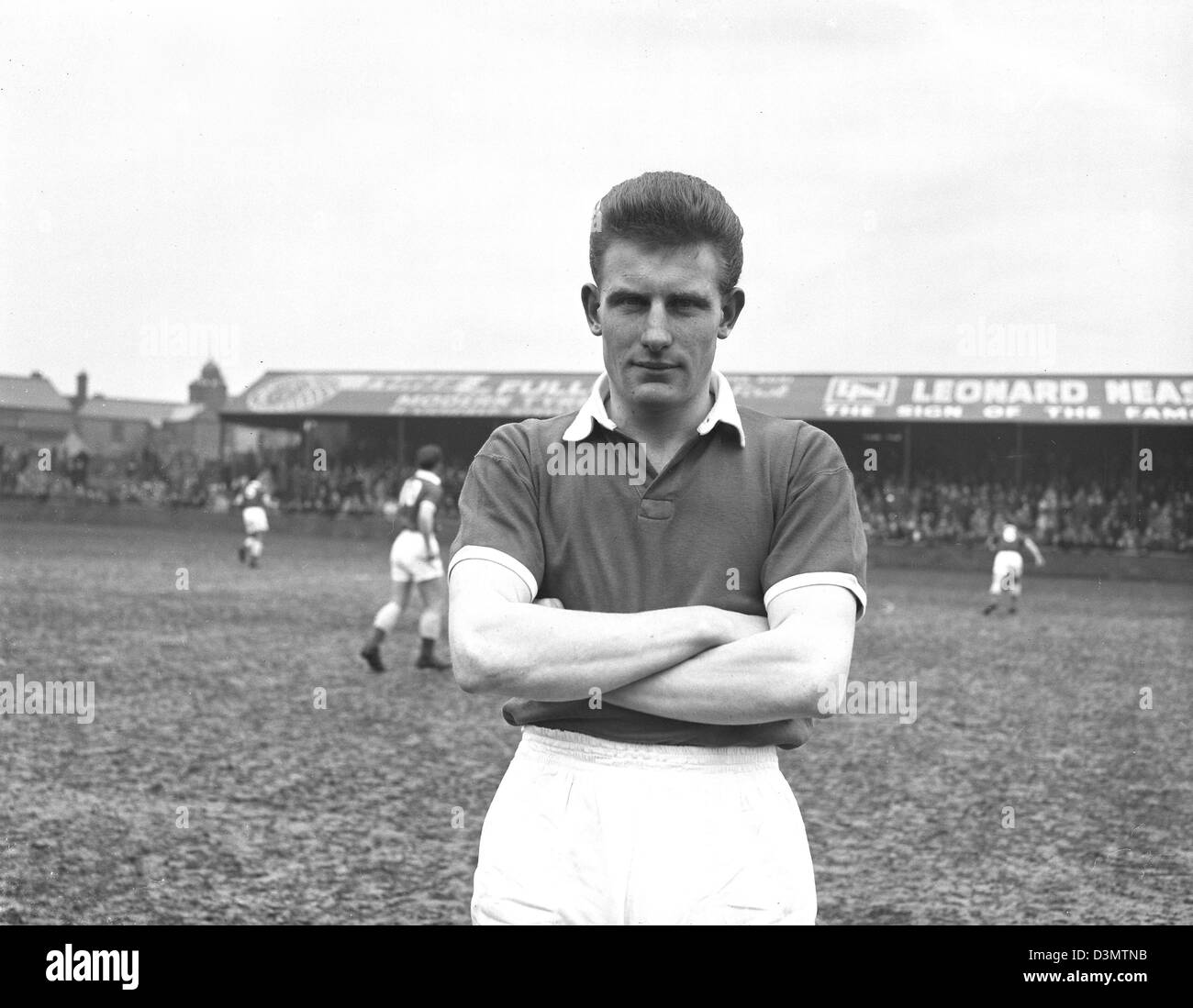 Jimmy Murray Walsall FC futbolista compró en Crystal Palace 1958 Foto de stock