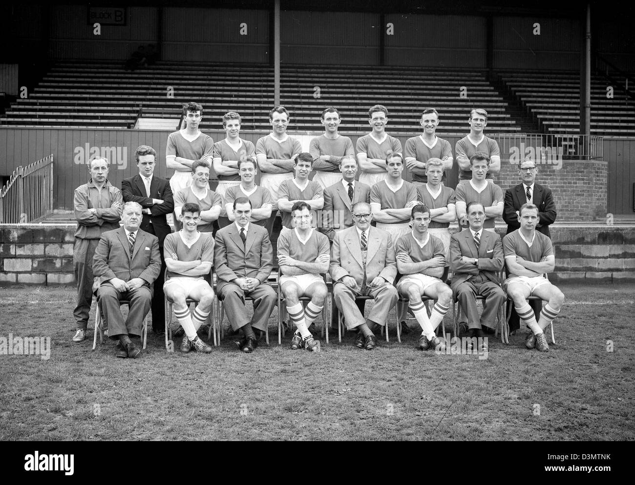 Walsall Football Club team 1961 Foto de stock