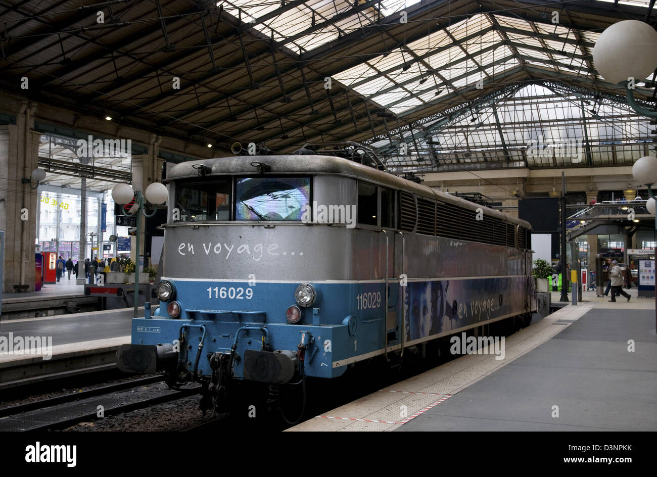 Sncf,clase BB16000,116029,locomotora eléctrica,mte,Gare du Nord,París,Francia Foto de stock