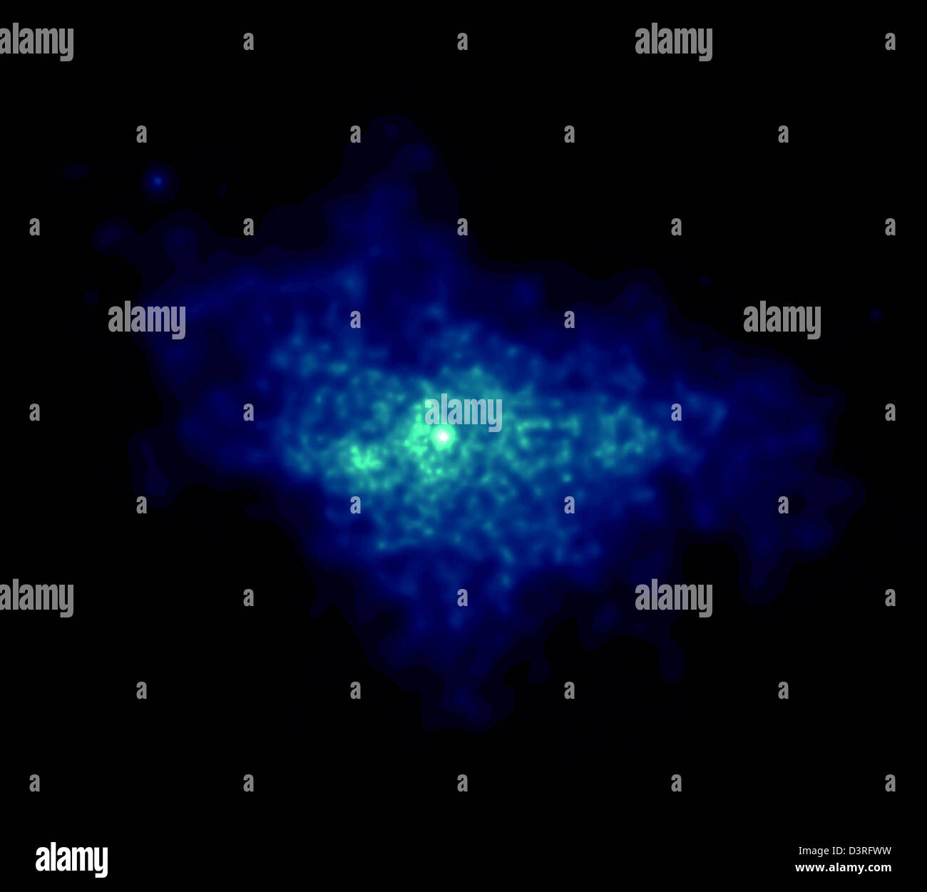 SNR G54.1+0.3 remanentes de supernova (alrededor de 16.000 años luz de la Tierra). Foto de stock