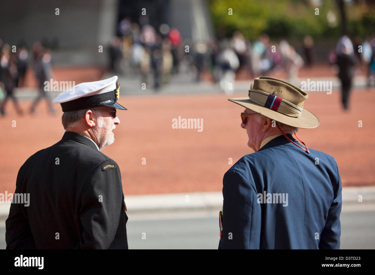 El Día Anzac conmemoraciones. Canberra, Australian Capital Territory (ACT), Australia Foto de stock