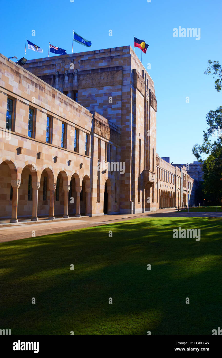 La Universidad de Queensland Foto de stock