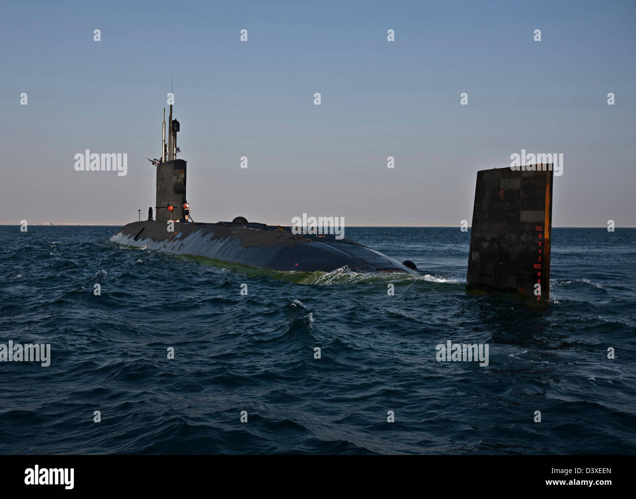 Submarino nuclear HMS talento en el mar, Egipto Foto de stock