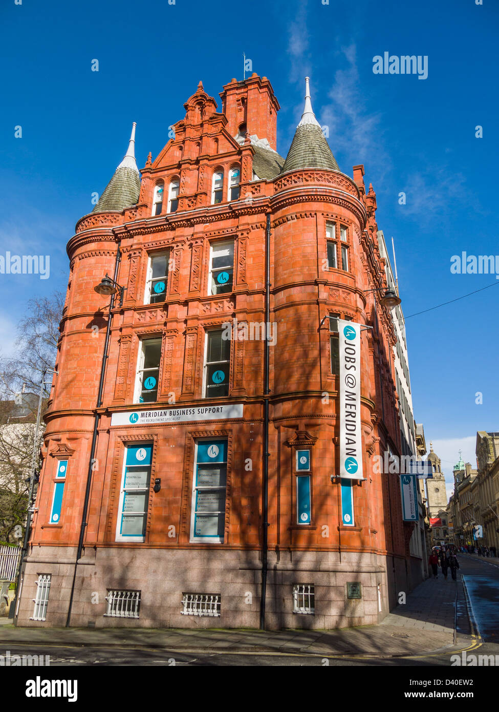 La garantía cautelar antiguo edificio enumerado II del grado en Clare Street, Bristol. Diseñado por Alfred Waterhouse. Foto de stock