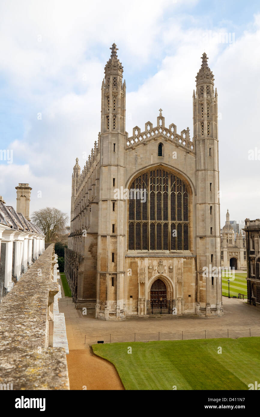 La capilla de King's College, Universidad de Cambridge, Inglaterra, Reino Unido. Foto de stock