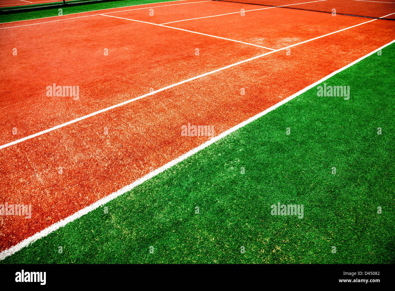 Pista de tenis cercanos antecedentes Foto de stock
