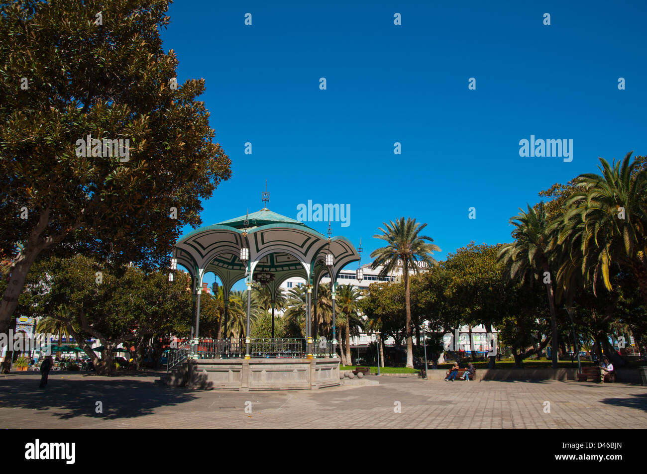 Parque de San Telmo barrio de Triana Plaza de Las Palmas de Gran Canaria  Gran Canaria, isla de la ciudad las Islas Canarias España Europa Fotografía  de stock - Alamy