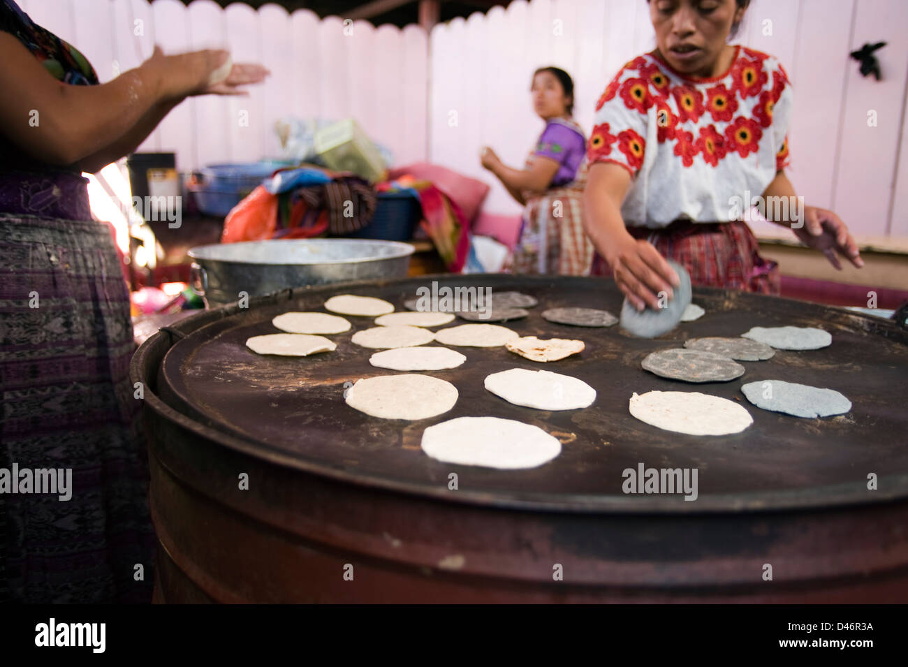 Las tortillas realizadas en Guatemala Fotografía de stock Alamy