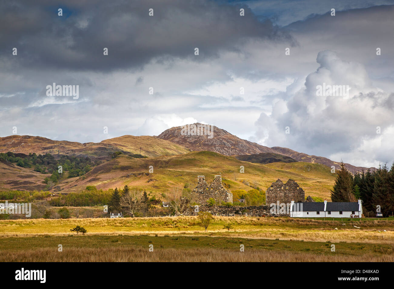 Bernera Barracas, Glenelg, Highlands, Escocia, Reino Unido Foto de stock