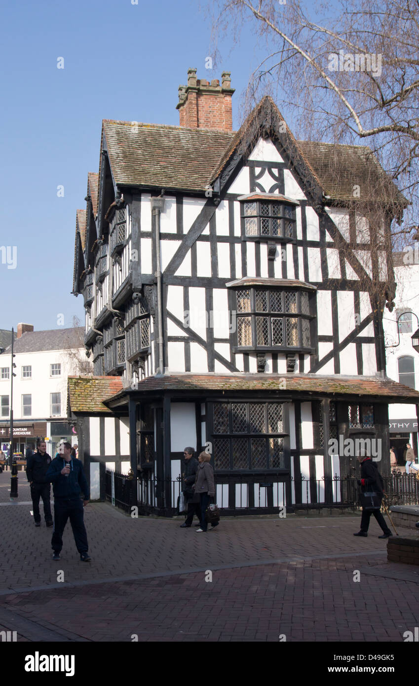 Hereford, la vieja casa en ciudad alta Foto de stock