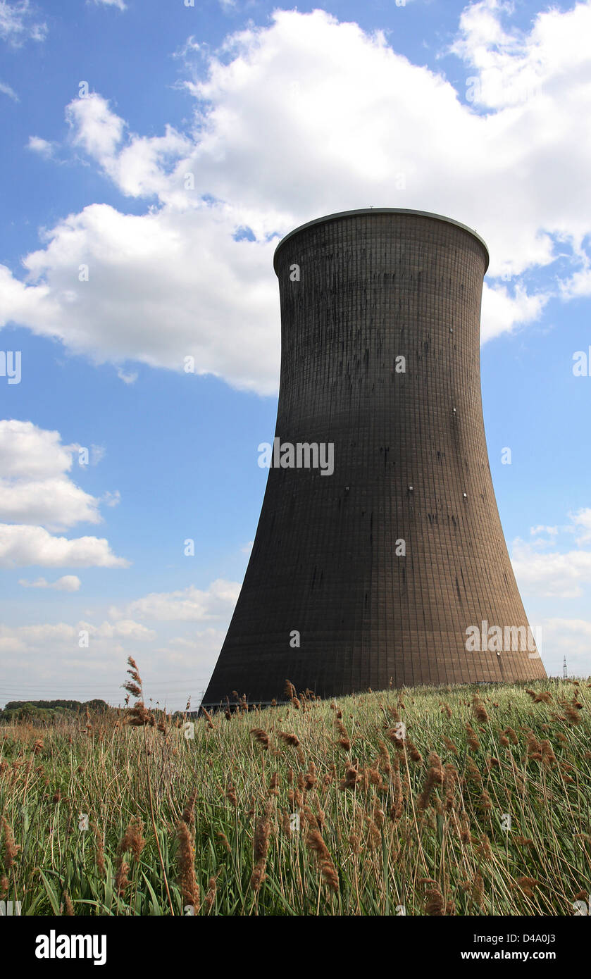 Hamm, Alemania, la planta de energía de Westfalen torre de refrigeración Foto de stock